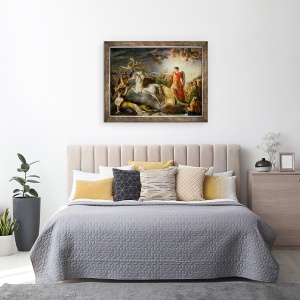 Tablou inramat - Antoine Francois Callet - Alegorie de predare de Ulm, 60 x 80 cm - Img 3