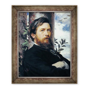 Tablou inramat - Arnold Bocklin - Autoportret, 70 x 85 cm