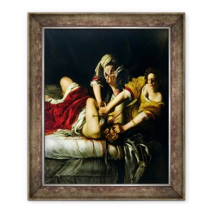 Tablou inramat - Artemisia Gentileschi - Judith si Holofernes, 70 x 85 cm
