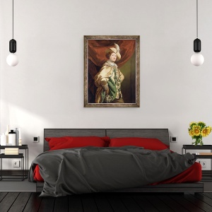 Tablou inramat - Benjamin van der Gucht - Henry Woodward in rolul lui Petruchio, 60 x 80 cm - Img 3