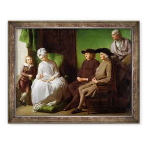 Tablou inramat - Benjamin West - Familia artistului, 60 x 80 cm