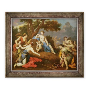 Tablou inramat - Bon de Boulogne - Venus Crearea Anemonei cu sangele lui Adonis, 50 x 60 cm