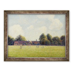 Tablou inramat - Camille Pissarro - Hampton Court Verde, 60 x 80 cm