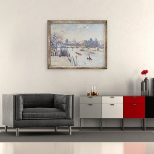 Tablou inramat - Camille Pissarro - Luvru, 50 x 60 cm - Img 2