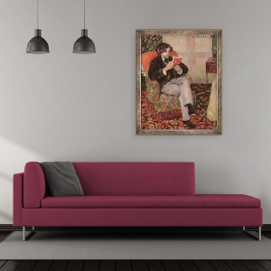 Tablou inramat - Camille Pissarro - Portret De Felix, 50 x 60 cm - Img 2
