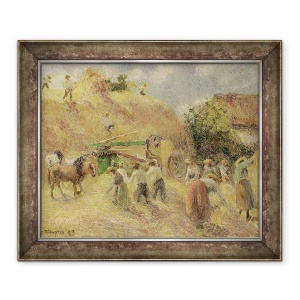 Tablou inramat - Camille Pissarro - Recolta, 70 x 85 cm