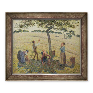 Tablou inramat - Camille Pissarro - Recolta Apple, 70 x 85 cm