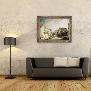 Tablou inramat - Canaletto - Rio dei Mendicanti, 70 x 90 cm - Img 2