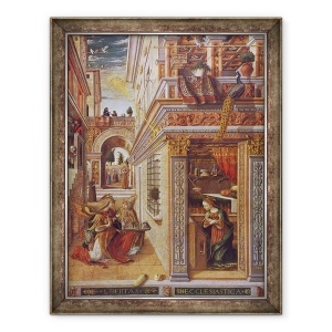 Tablou inramat - Carlo Crivelli - Buna Vestire cu Sfantul Emidian, 70 x 90 cm