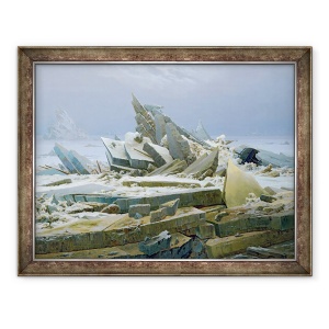 Tablou inramat - Caspar David Friedrich - Marea Polara, 60 x 80 cm