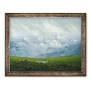 Tablou inramat - Caspar David Friedrich - Nori in deriva, 60 x 80 cm