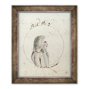 Tablou inramat - Cassandra Austen - Portretul lui Richard III 1452-85 c.1790, 50 x 60 cm