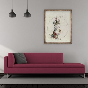 Tablou inramat - Cassandra Austen - Queen Elizabeth I, 50 x 60 cm - Img 2