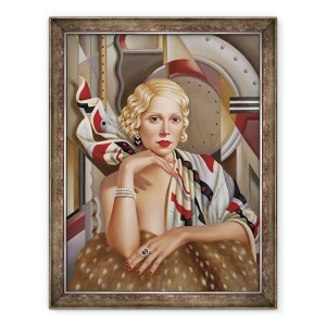 Tablou inramat - Catherine Abel - La Femme en Soie, 70 x 90 cm