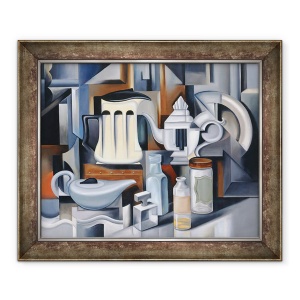 Tablou inramat - Catherine Abel - Natura statica cu ceainice, 50 x 60 cm