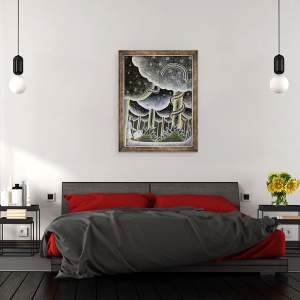Tablou inramat - Celia Washington - Eden, Primul Exod, 60 x 80 cm - Img 3