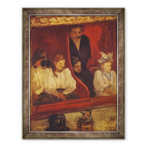 Tablou inramat - Charles Cottet - Caseta de la Opera-Comique, 70 x 90 cm