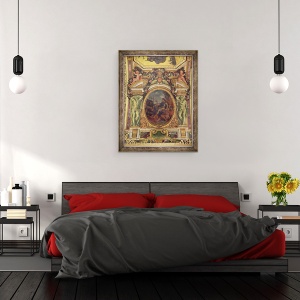 Tablou inramat - Charles Le Brun - Restabilirea drepturilor de navigatie in 1663, 60 x 80 cm - Img 3