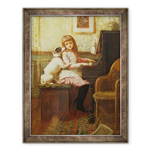 Tablou inramat - Charles Trevor Garland - Bea pentru mine doar cu ochii Tai, 70 x 90 cm