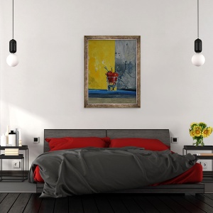 Tablou inramat - Charlie Millar - Ardei iute intr-un pahar, 70 x 90 cm - Img 3