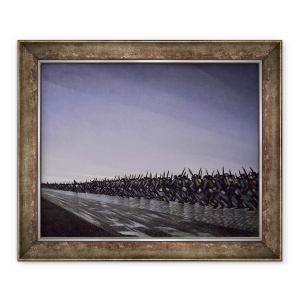 Tablou inramat - Christopher Richard Wynne Nevinson - Coloana din martie, 50 x 60 cm