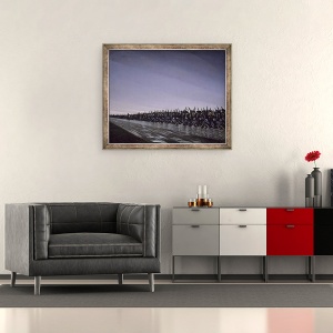 Tablou inramat - Christopher Richard Wynne Nevinson - Coloana din martie, 50 x 60 cm - Img 2