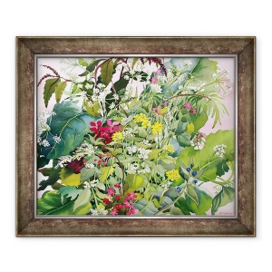 Tablou inramat - Christopher Ryland - Flori salbatice cu tataneasa si Campion, 50 x 60 cm