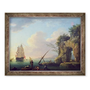 Tablou inramat - Claude Joseph Vernet - Peisaj marin, 60 x 80 cm