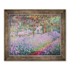 Tablou inramat - Claude Monet - Gradina artistului de la Giverny, 70 x 85 cm