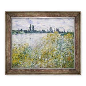 Tablou inramat - Claude Monet - ile aux Fleurs langa Vétheuil, 70 x 85 cm
