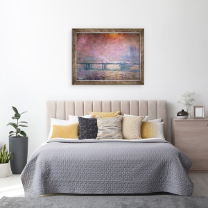 Tablou inramat - Claude Monet - Tamisa la Charing Cross, 60 x 80 cm - Img 3