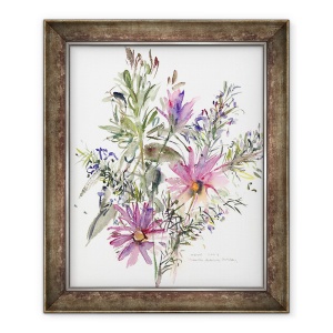 Tablou inramat - Claudia Hutchins-Puechavy - Floral, margarete sud-africane si lavander, 50 x 60 cm