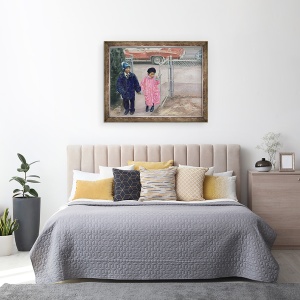 Tablou inramat - Colin Bootman - Dupa scoala, 60 x 80 cm - Img 3