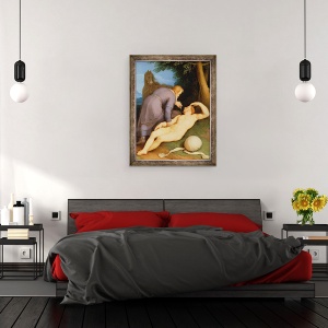 Tablou inramat - Cornelis Cornelisz van Haarlem - The Good Samaritan, 60 x 80 cm - Img 3