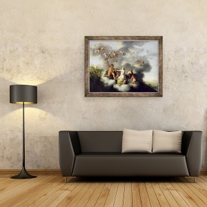 Tablou inramat - Cornelis van Poelenburgh - Ceres, 60 x 80 cm - Img 2