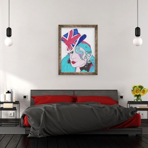 Tablou inramat - Daisy de Villeneuve - Anna Piaggi, 60 x 80 cm - Img 3