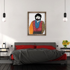 Tablou inramat - Daisy de Villeneuve - Glam Rock, 70 x 90 cm - Img 3