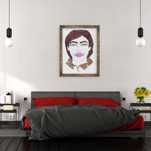 Tablou inramat - Daisy de Villeneuve - Tip I, 60 x 80 cm - Img 3