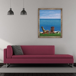 Tablou inramat - David Arsenault - Rafinare solitara, 2014, 50 x 60 cm - Img 2