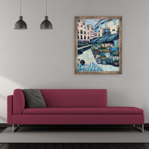 Tablou inramat - Deborah Eve Alastra - Fara titlu I, 50 x 60 cm - Img 2