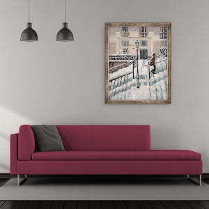 Tablou inramat - Deborah Eve Alastra - Montmartre Zapada, 2018, 50 x 60 cm - Img 2