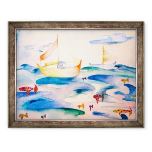 Tablou inramat - Deborah Eve Alastra - Ocean puzzle, 1993, 60 x 80 cm