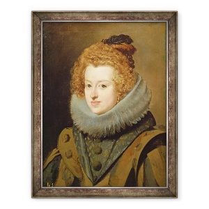 Tablou inramat - Diego Rodriguez de Silva y Velazquez - Infanta Maria a Austriei 1606-46 Regina Ungariei, 60 x 80 cm