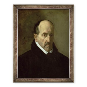 Tablou inramat - Diego Rodriguez de Silva y Velazquez - Portretul lui Don Luis de Gongora y Argote 1561-1627 1622, 60 x 80 cm