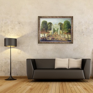 Tablou inramat - Dismar Degen - Santinela la Jaegertor, Potsdam, 70 x 90 cm - Img 3