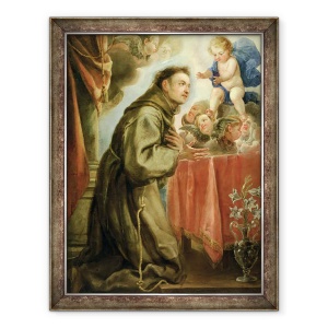 Tablou inramat - Don Juan Carreno de Miranda - Sfantul Anton de Padova, 60 x 80 cm