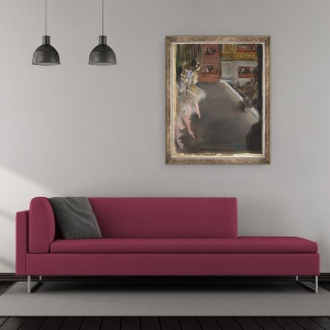 Tablou inramat - Edgar Degas - Dansatori la Operei Vechi, 50 x 60 cm - Img 2