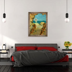 Tablou inramat - Edgar Degas - Dansatorul de balet, 60 x 80 cm - Img 3