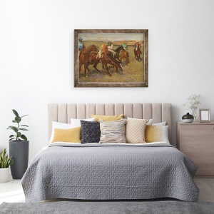 Tablou inramat - Edgar Degas - inainte de cursa, 60 x 80 cm - Img 3