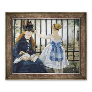 Tablou inramat - Edouard Manet - Calea ferata, 50 x 60 cm